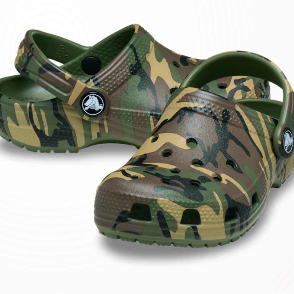 CROCS Toddler Camo Clogs